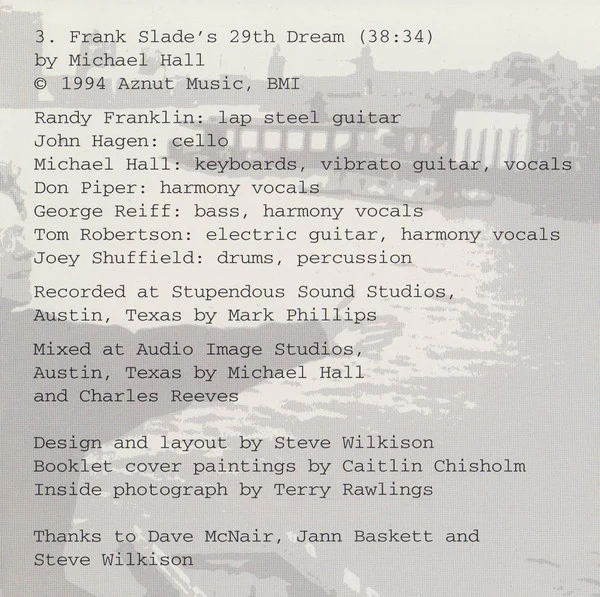 Michael Hall - Frank Slade's 29th Dream (CD) - Image 5