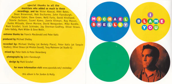 Michael Shelley - I Blame You (CD) - Image 2