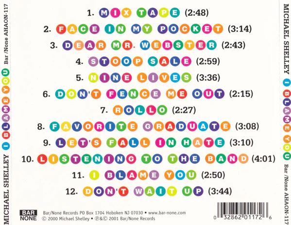 Michael Shelley - I Blame You (CD) - Image 3