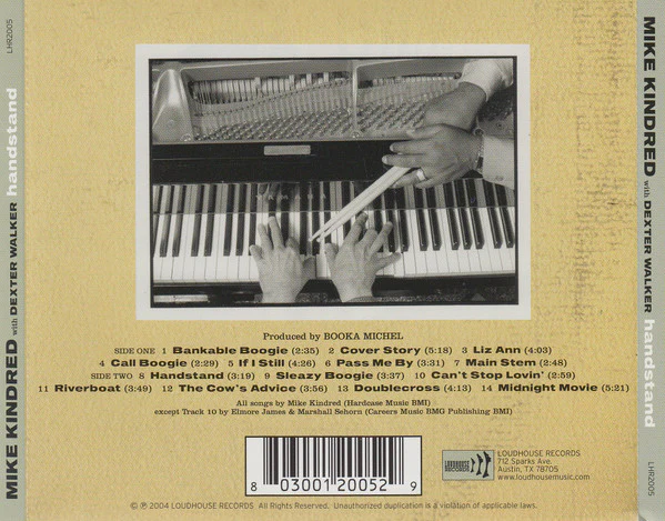 Mike Kindred With Dexter Walker - Handstand (CD) - Image 2