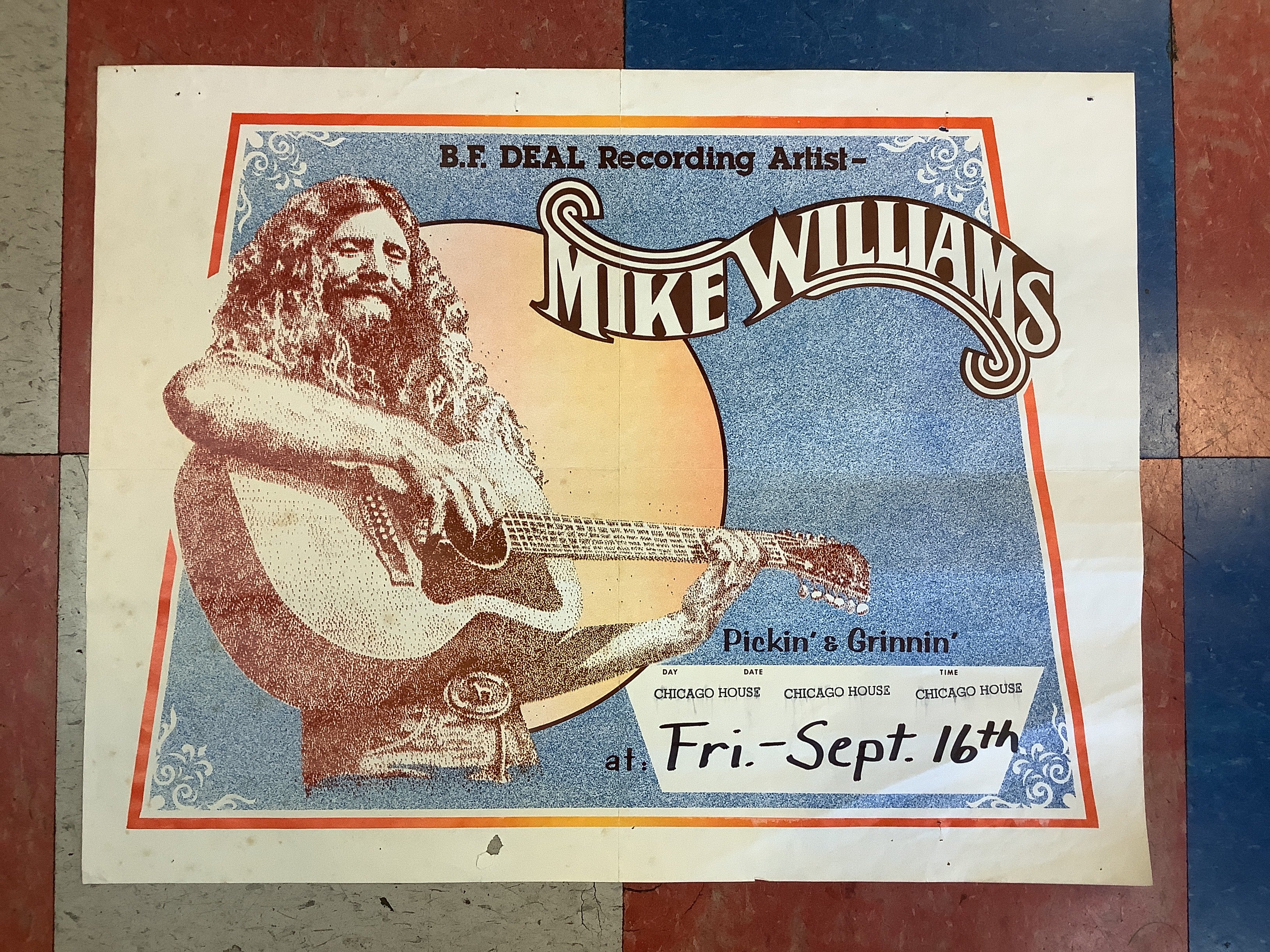 Mike Williams at Chicago House (Poster)