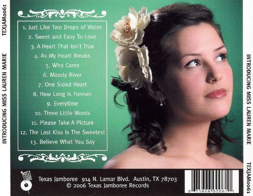 Miss Lauren Marie - Introducing Miss Lauren Marie (CD) - Image 2