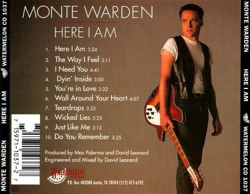 Monte Warden - Here I Am (CD) - Image 2