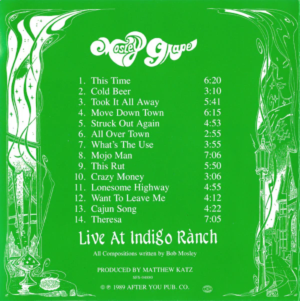 Mosley Grape - Live At Indigo Rànch (CD) - Image 5