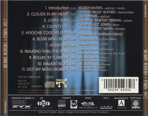 Muddy Waters - Paris, 1972 (CD) - Image 2