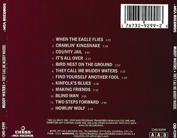 Muddy Waters - They Call Me Muddy Waters (CD) - Image 2