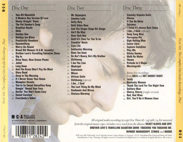 Neil Diamond - Play Me: The Complete Uni Studio Recordings ... Plus! (CD) - Image 2