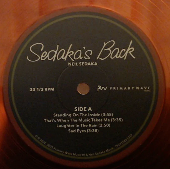 Neil Sedaka - Sedaka’s Back (Vinyl) - Image 5