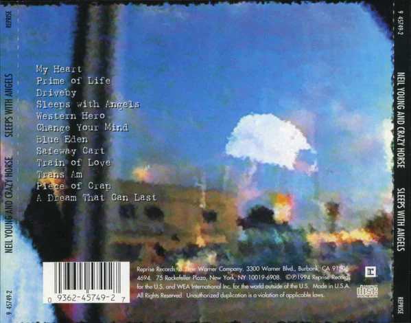 Neil Young And Crazy Horse - Sleeps With Angels (CD) - Image 2
