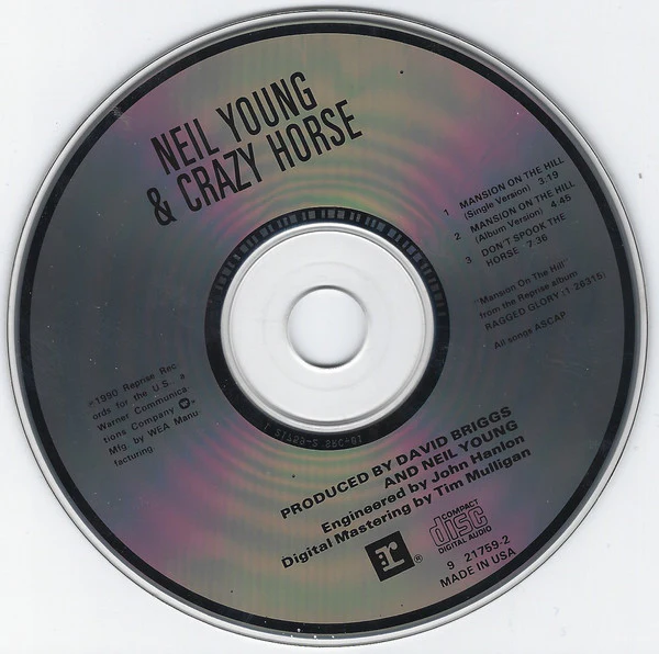Neil Young & Crazy Horse - Mansion On The Hill (CD) - Image 3