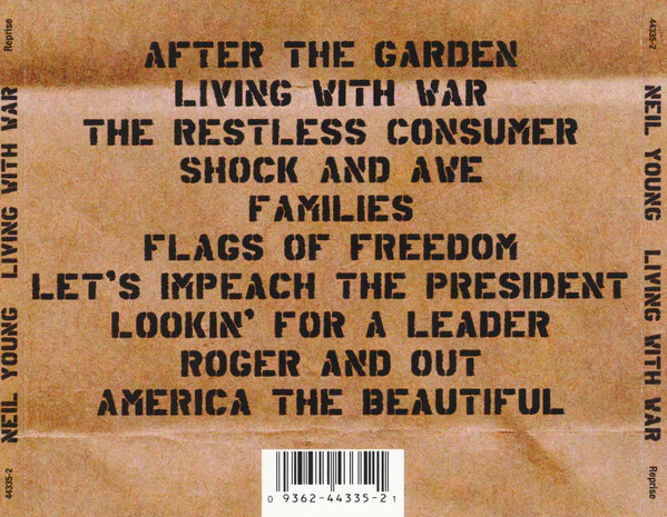 Neil Young - Living With War (CD) - Image 2