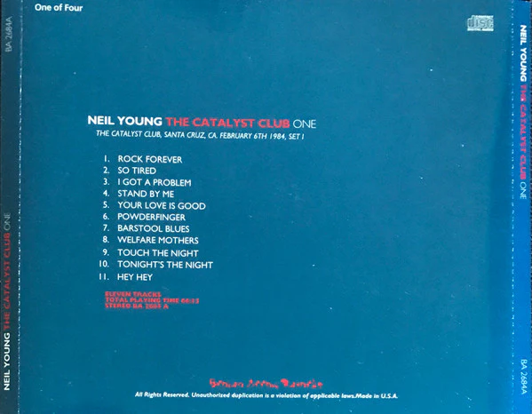 Neil Young - The Catalyst Tapes (Volume 1) (CD) - Image 2