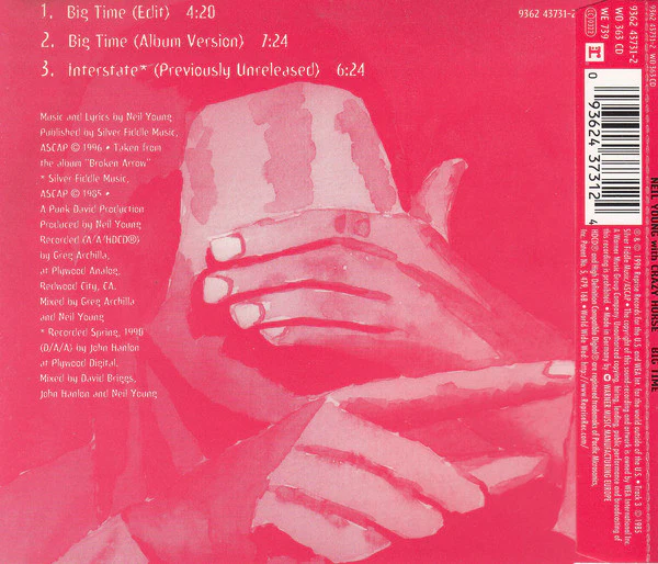 Neil Young With Crazy Horse - Big Time (CD) - Image 2