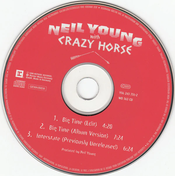 Neil Young With Crazy Horse - Big Time (CD) - Image 3