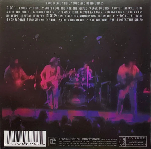 Neil Young With Crazy Horse - Way Down In The Rust Bucket (CD) - Image 2