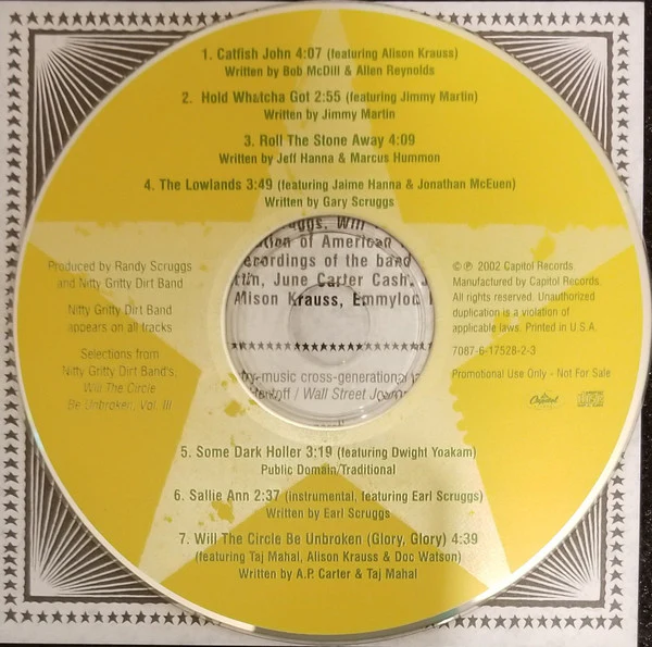Nitty Gritty Dirt Band - Will The Circle Be Unbroken Vol. III The Sampler (CD) - Image 3