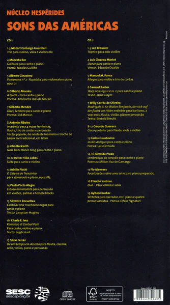 Núcleo Hespérides - Sons Das Américas (CD) - Image 4