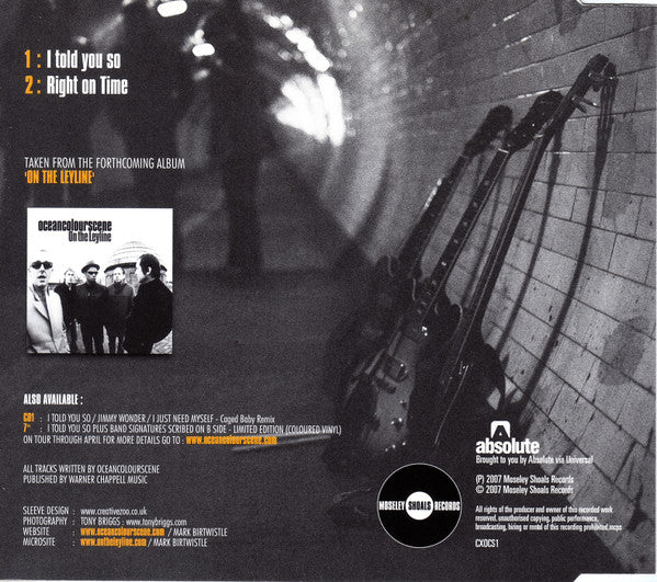 Ocean Colour Scene - I Told You So (CD) - Image 4