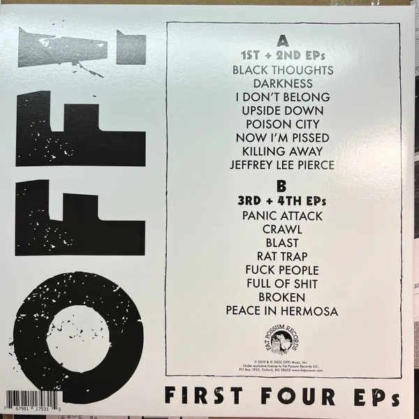 OFF! - First Four EPs (Vinyl) - Image 2