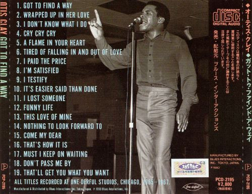 Otis Clay - Got To Find A Way (CD) - Image 4