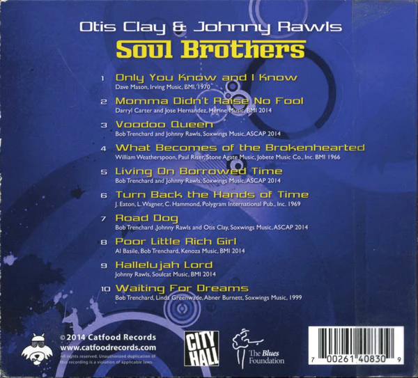 Otis Clay & Johnny Rawls - Soul Brothers (CD) - Image 2