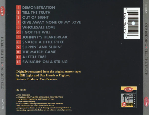Otis Redding - Tell The Truth (CD) - Image 2
