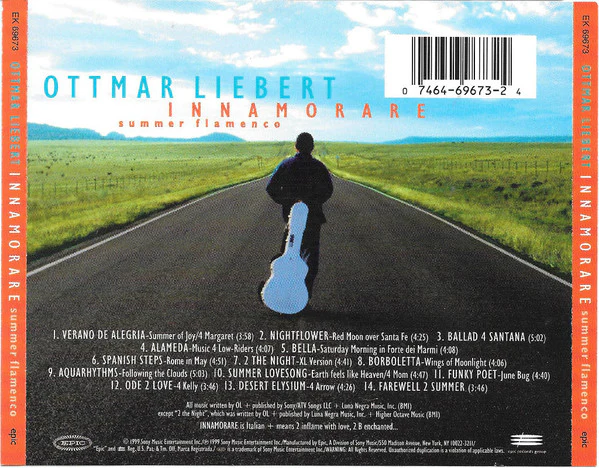 Ottmar Liebert - Innamorare - Summer Flamenco (CD) - Image 2