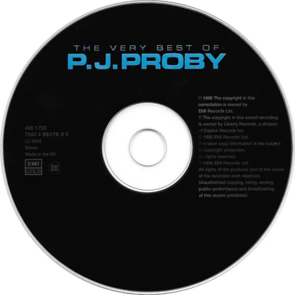 P.J. Proby - The Very Best Of P.J. Proby (CD) - Image 3