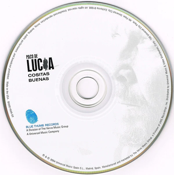 Paco De Lucía - Cositas Buenas (CD) - Image 3