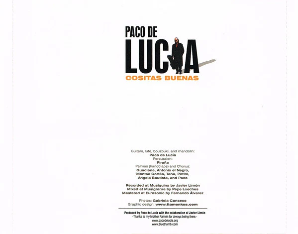 Paco De Lucía - Cositas Buenas (CD) - Image 5