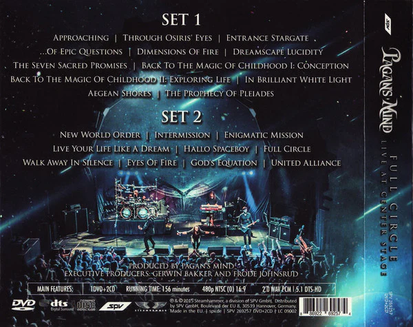 Pagan's Mind - Full Circle: Live At Center Stage (CD) - Image 2