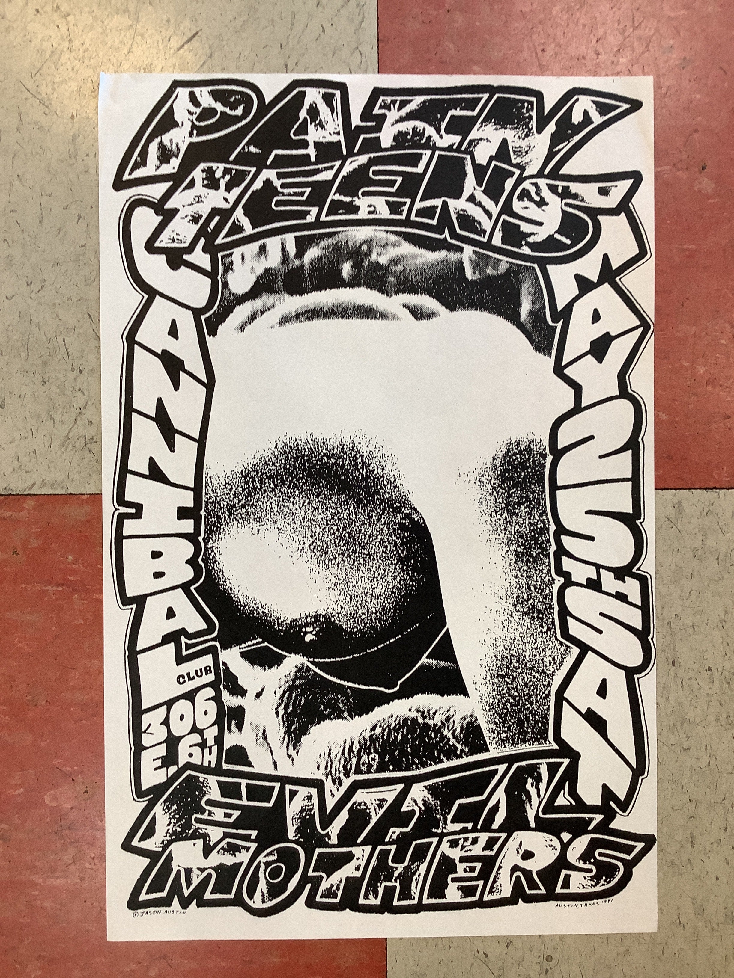 Pain Teens and Evil Mothers at Cannibal Club - 1991 (Poster)