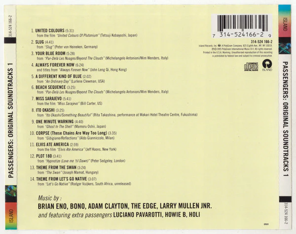 Passengers - Original Soundtracks 1 (CD) - Image 2