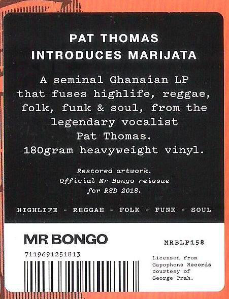 Pat Thomas Introduces Marijata - Pat Thomas Introduces Marijata (Vinyl) - Image 2