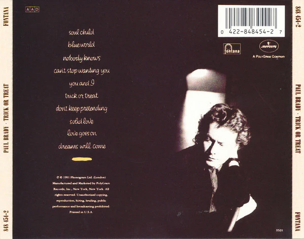 Paul Brady - Trick Or Treat (CD) - Image 2