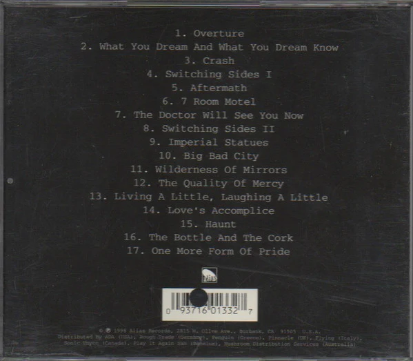 Paul K* - A Wilderness Of Mirrors - Original Motion Picture Soundtrack (CD) - Image 2