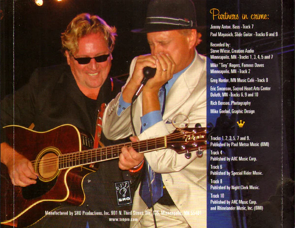 Paul Metsa And Sonny Earl - White Boys Lost In The Blues (CD) - Image 7