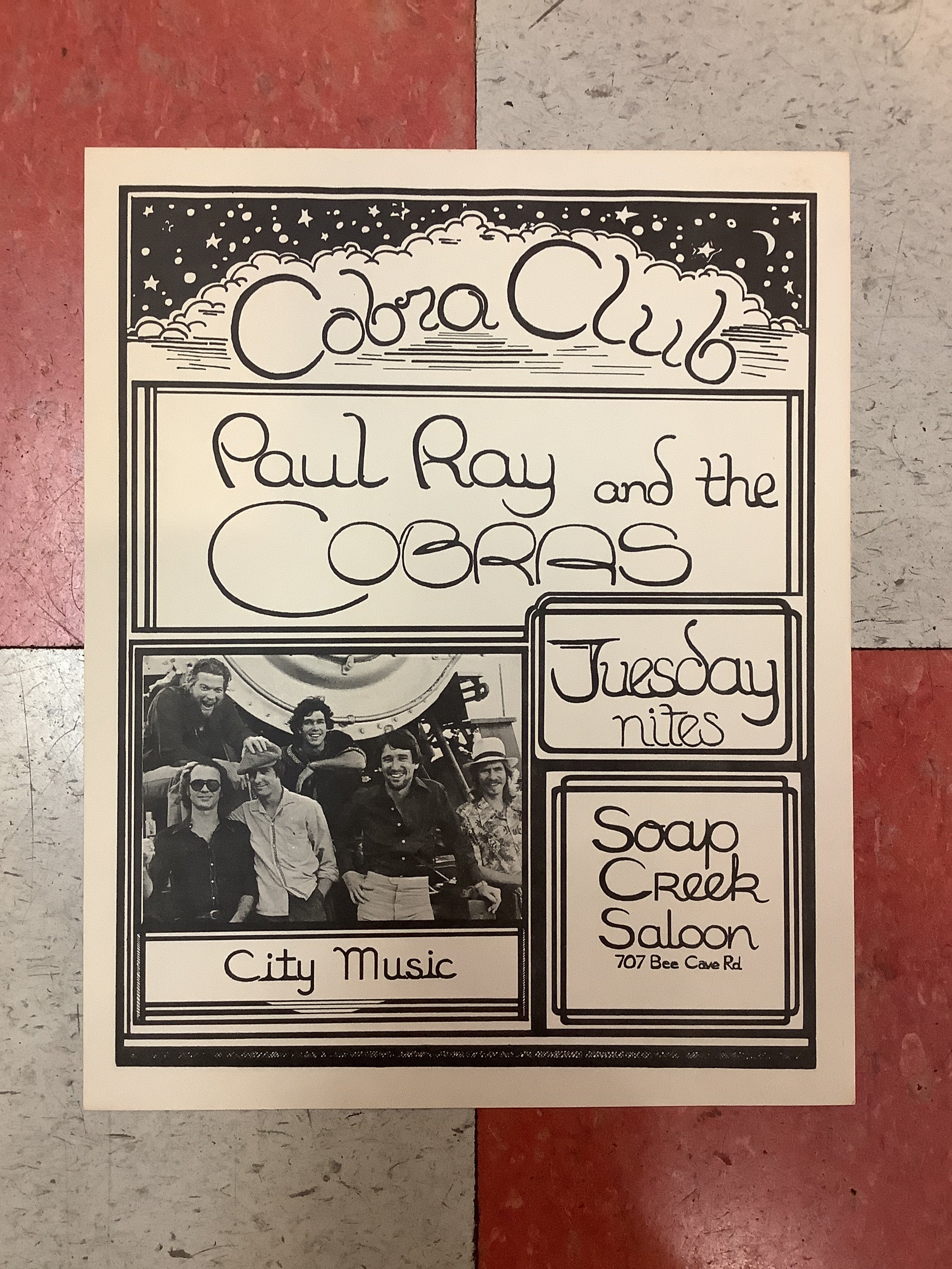 Paul Ray and The Cobras at Soap Creek Saloon (Poster)