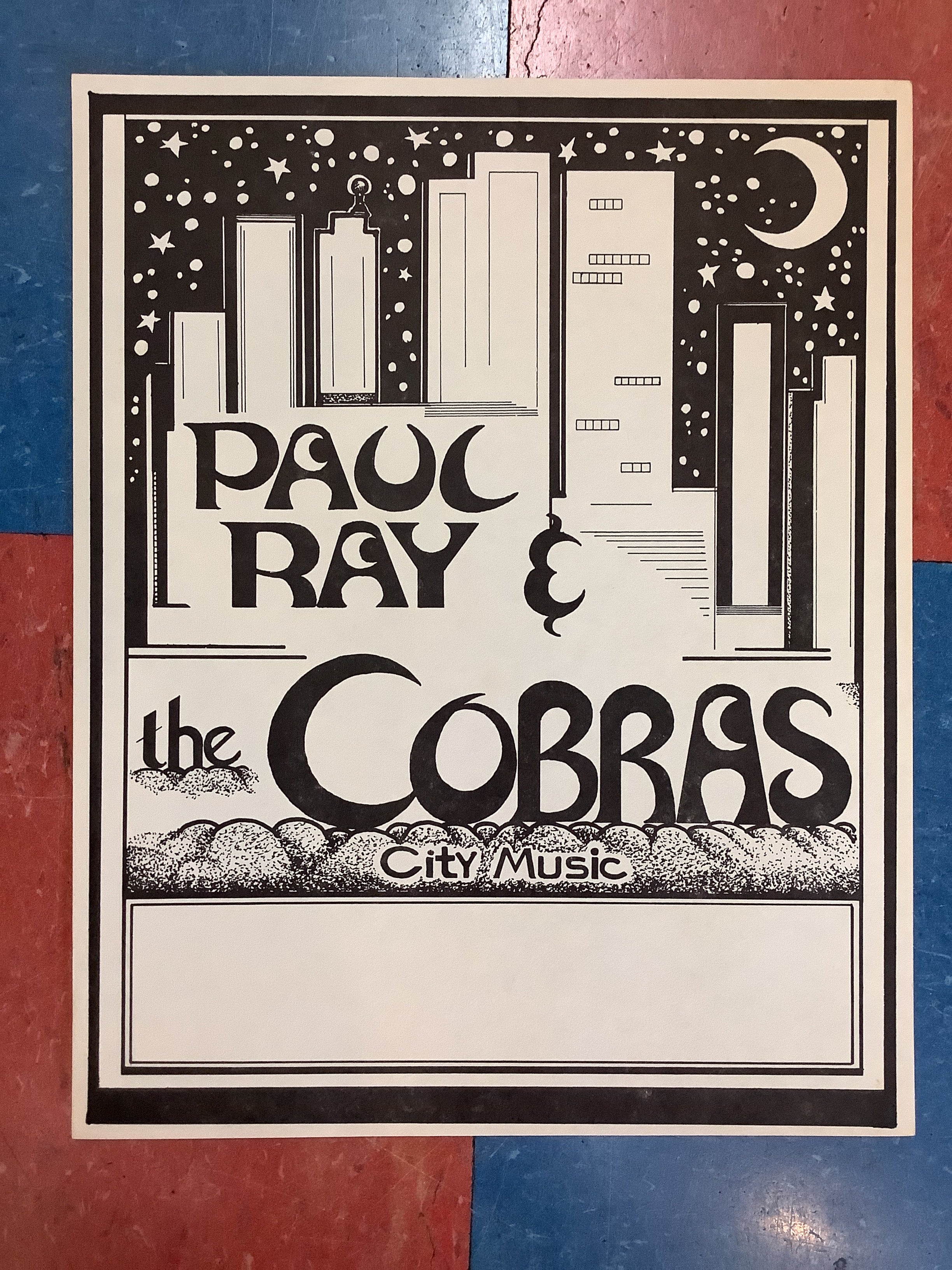 Paul Ray and The Cobras City Music (Poster)
