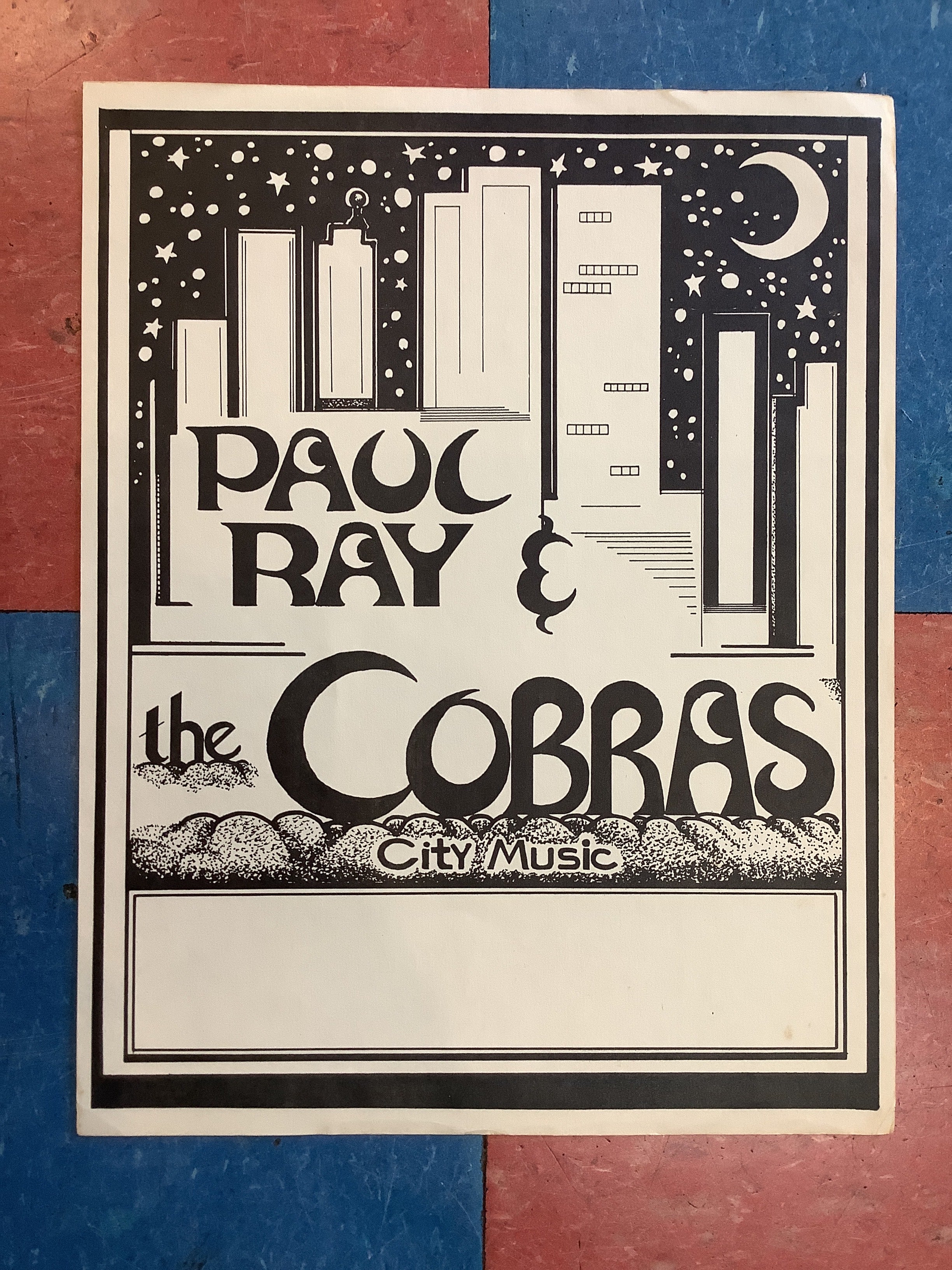 Paul Ray and The Cobras City Music (Poster)