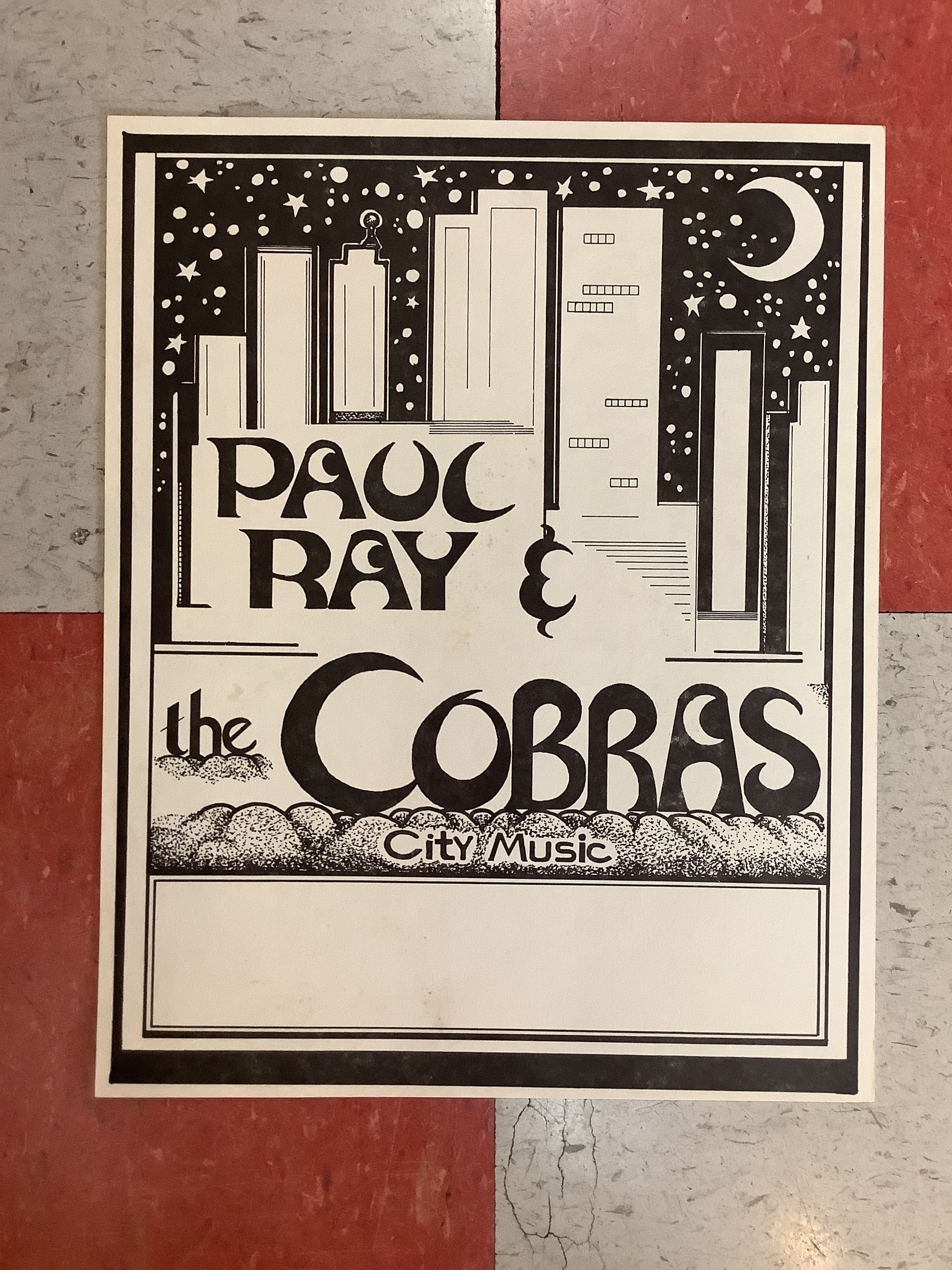Paul Ray and The Cobras City Music (Poster)
