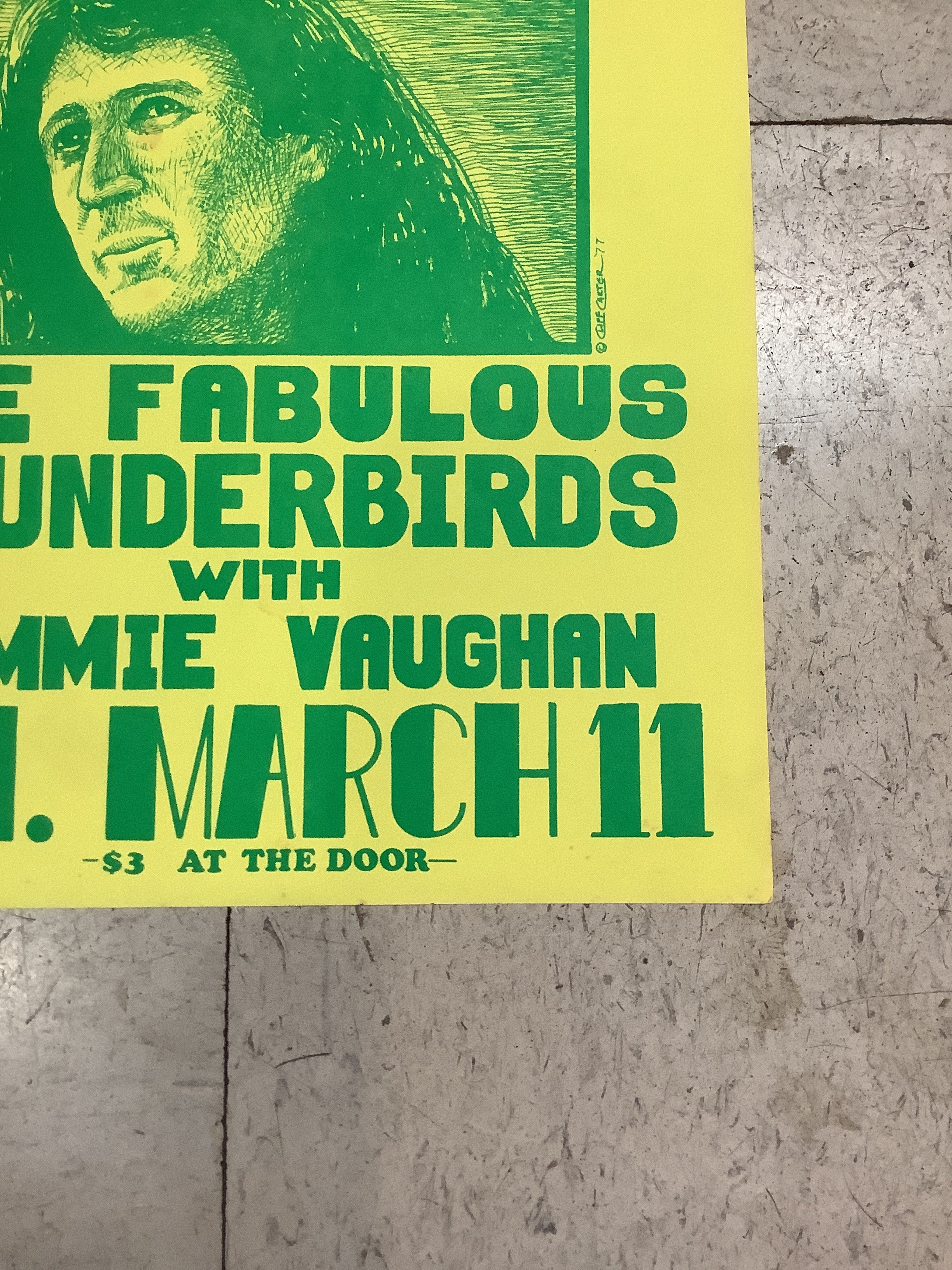 Paul Ray and The Cobras/The Fabulous Thunderbirds at Armadillo - 1977 (Poster) - Image 4