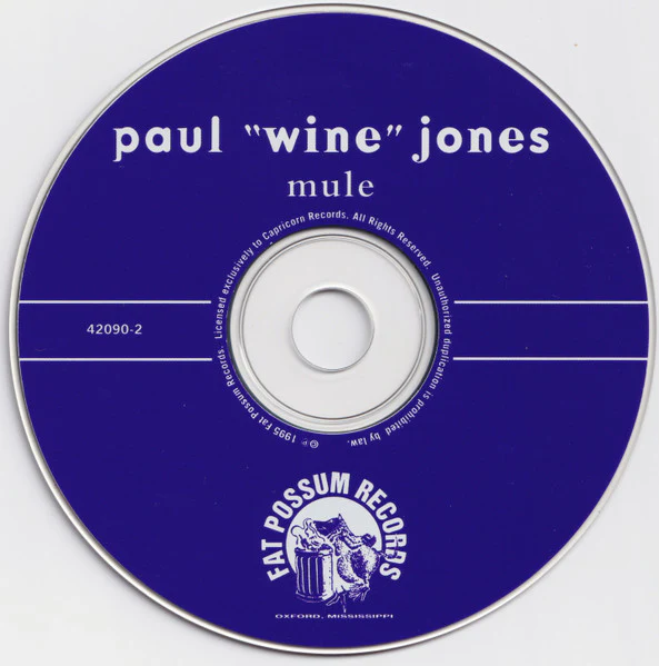 Paul "Wine" Jones* - Mule (CD) - Image 3