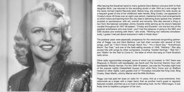 Peggy Lee - At Last: The Lost Radio Recordings (CD) - Image 4
