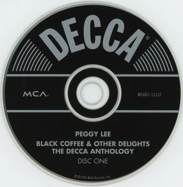 Peggy Lee - Black Coffee And Other Delights - The Decca Anthology (CD) - Image 2