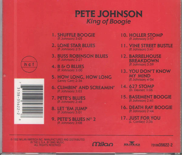Pete Johnson - King Of Boogie (CD) - Image 2