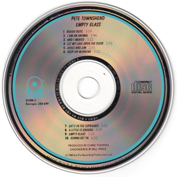 Pete Townshend - Empty Glass (CD) - Image 4