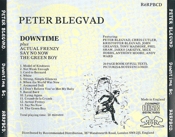 Peter Blegvad - Downtime (CD) - Image 2