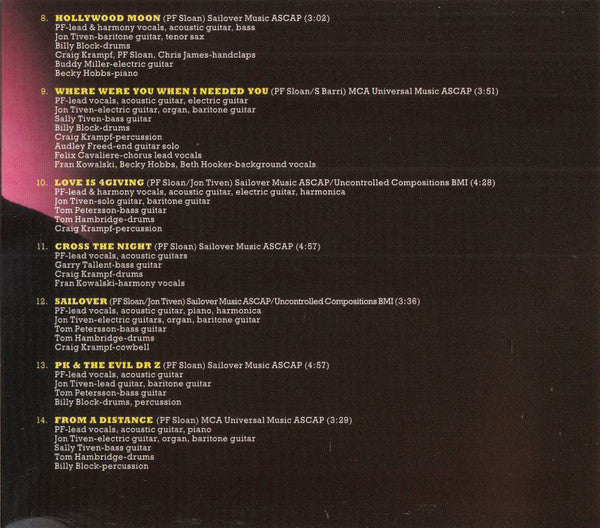 P.F. Sloan - Sailover (CD) - Image 4