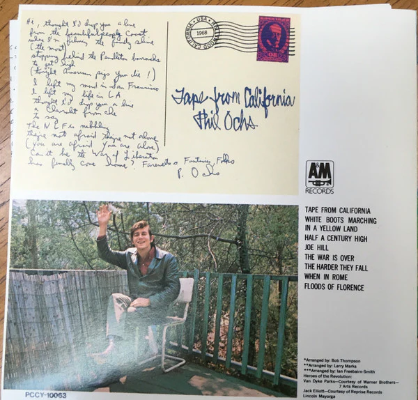 Phil Ochs - Tape From California (CD) - Image 3